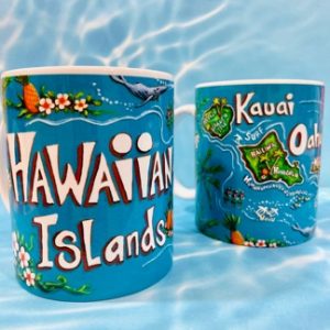 ハワイアンデザインペアマグカップ