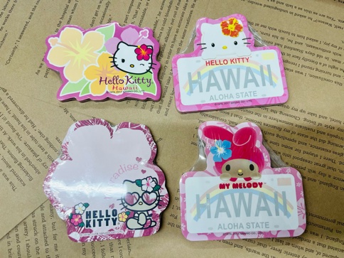 Tanned Hello Kitty memo pad Sanrio