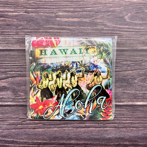 Various Hawaiian Coaster Plates