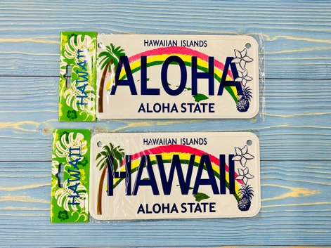 Hawaiian design aluminum signboard