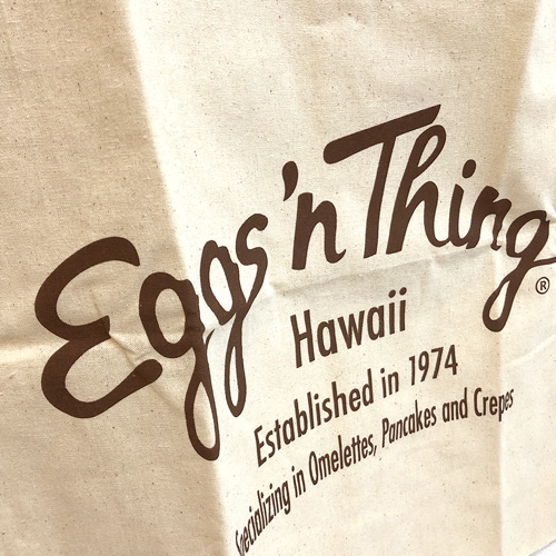 ハワイ限定Eggs 'n Thingsトートバッグ